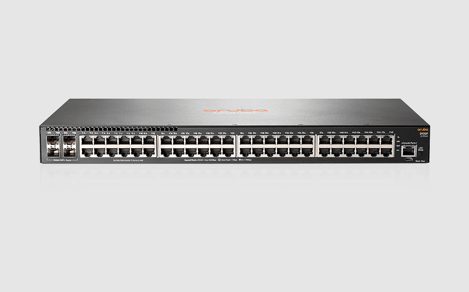 SWITCH HPE ARUBA JL254A 2930F 48G RJ45 Y 4 SFP+ 1/10GE ADMINISTRABLE L3