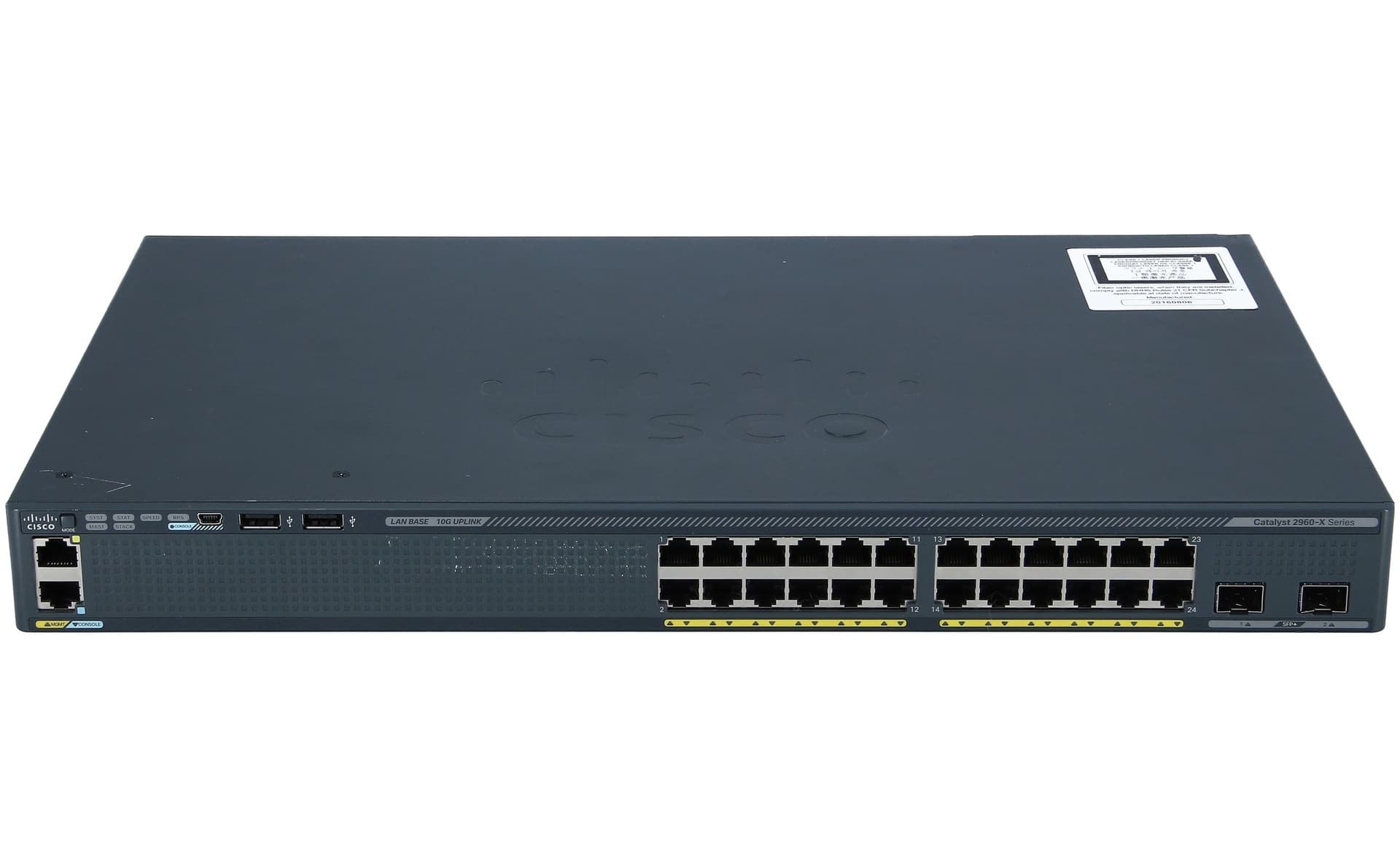 CISCO SWITCH WS-C2960X-24TD-L NUEVO EN CAJA