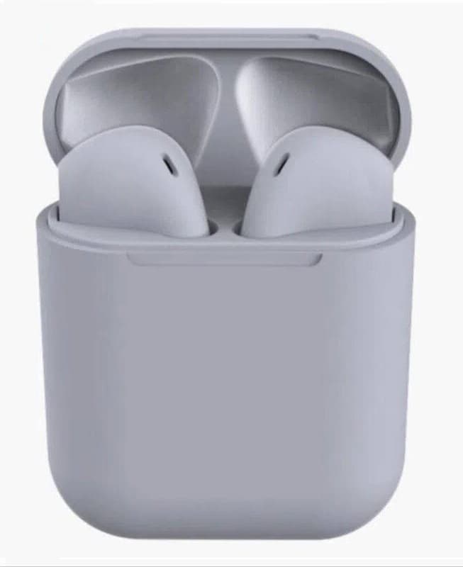 AUDIFONOS IN-EAR INALAMBRICOS MANOS LIBRES BLUETOOTH 5 INPODS 12 COLOR GRIS