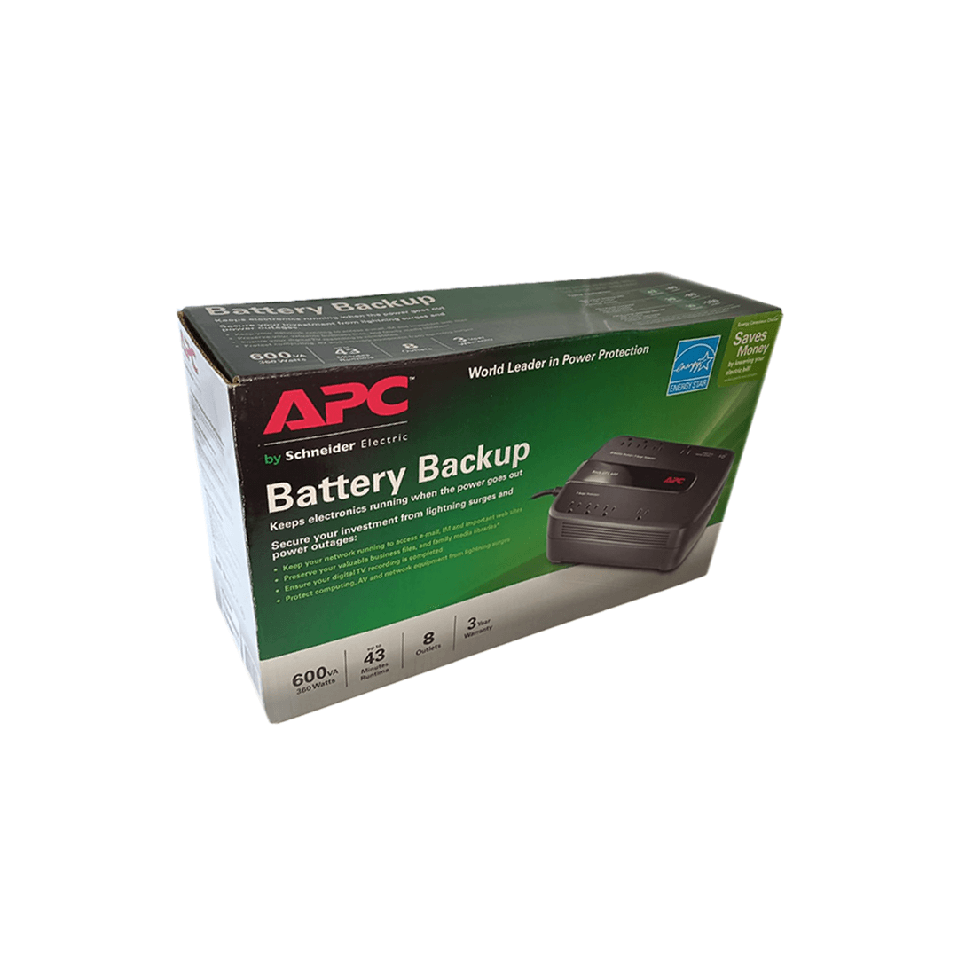 APC NO BREAK BACK UPS BN600G 600VA 120V NUEVO EN CAJA