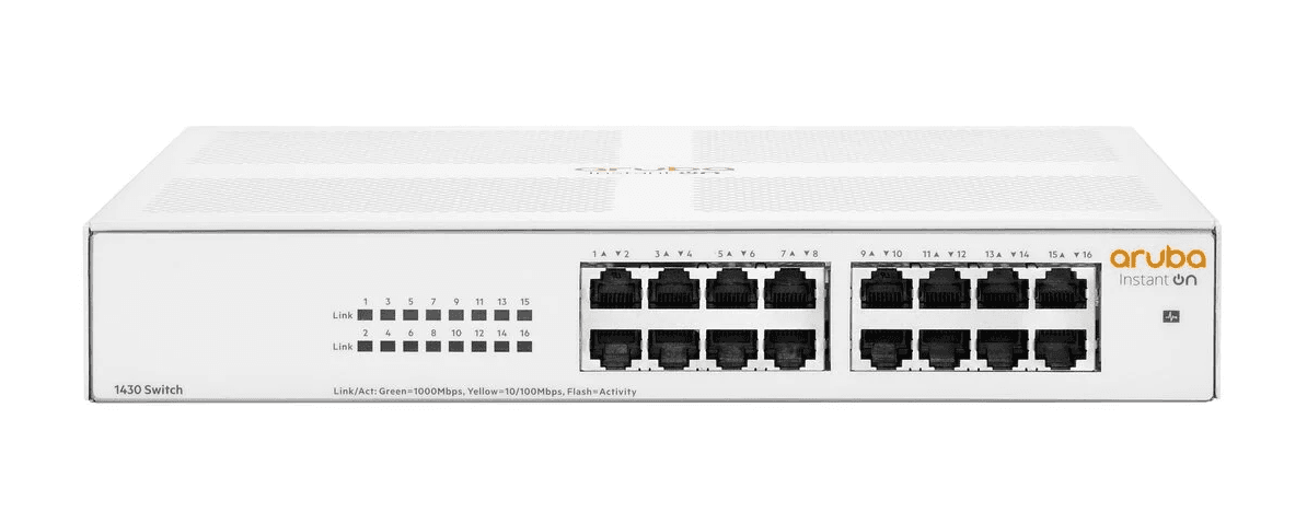 SWITCH HPE ARUBA R8R47A INSTANT ON 1430 DE 16G RJ45 NO ADMINISTRABLE