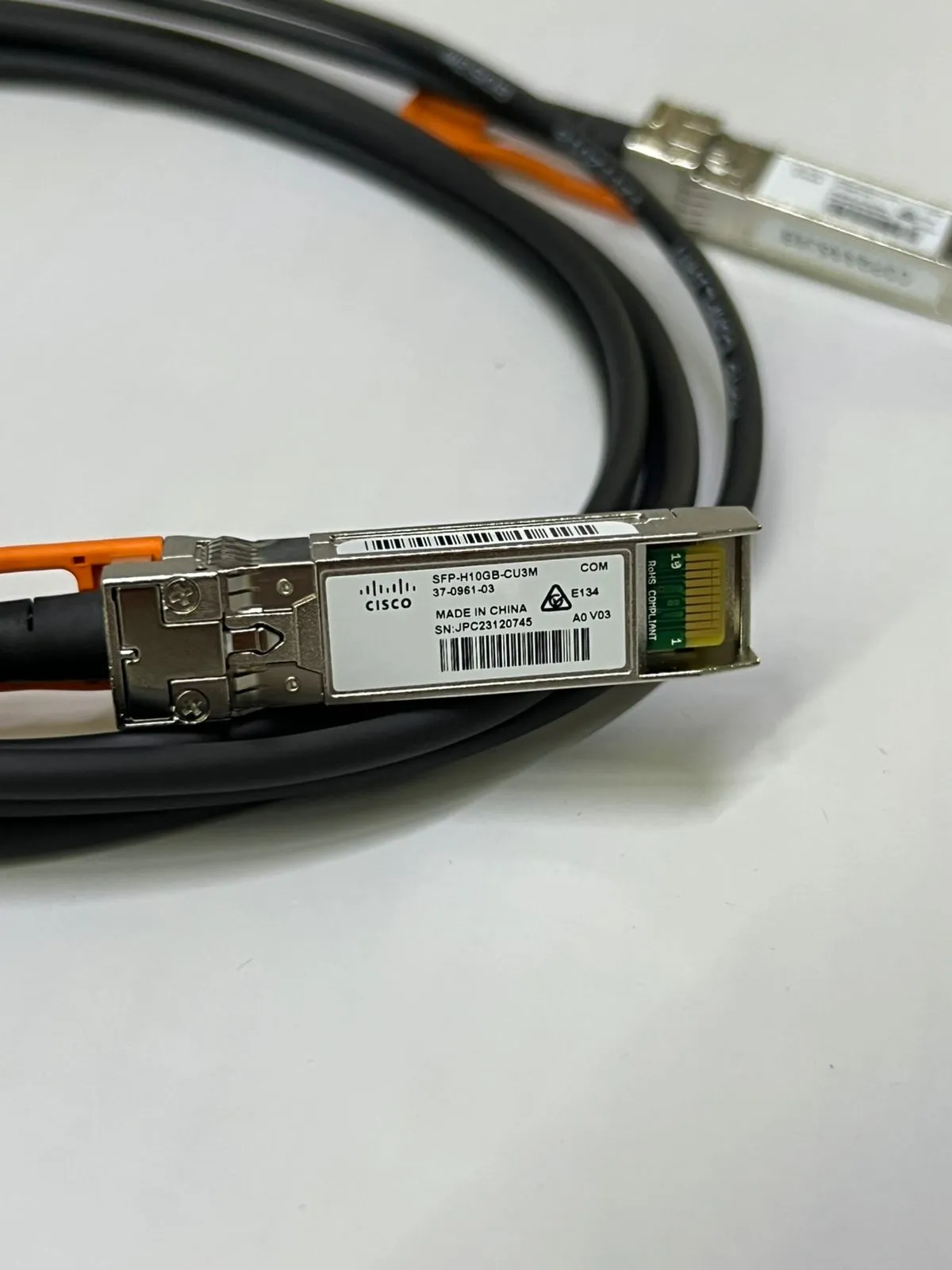Cable Cisco Sfp-h10gb-cu3m Nuevo En Bolsa